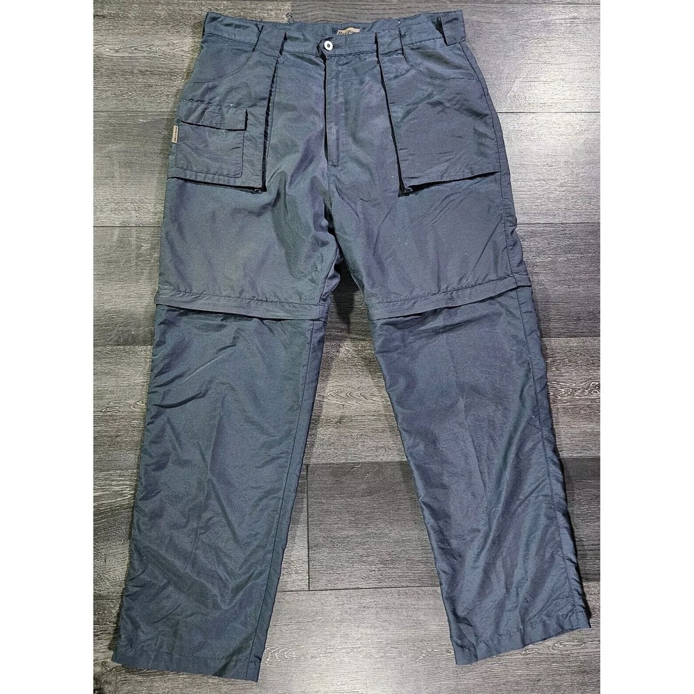 Peter Storm Convertible Hiking Pants Men 38x31 Blue Trekking Outdoor Camping